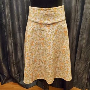 Dusty Lavender Floral Skirt